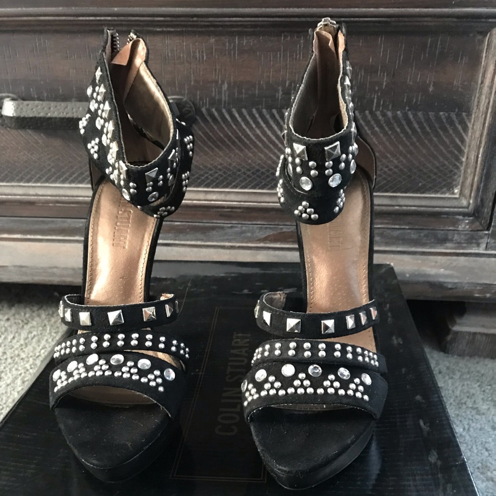 Colin Stuart Studded Heels